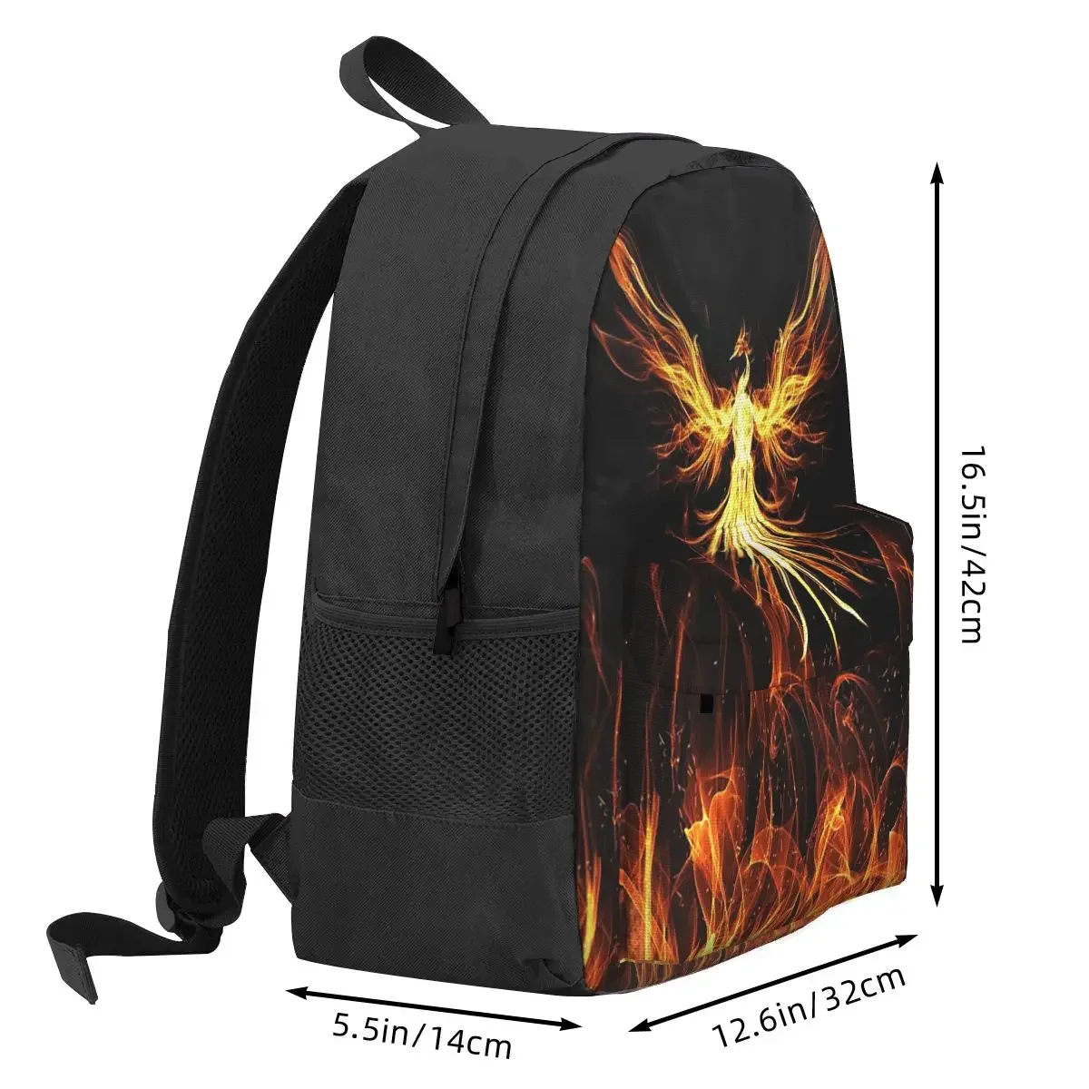 Majestic Phoenix Mythical Bird Backpack Student BookBag Kids School Bag Computer Shoulder Bags for Men Women