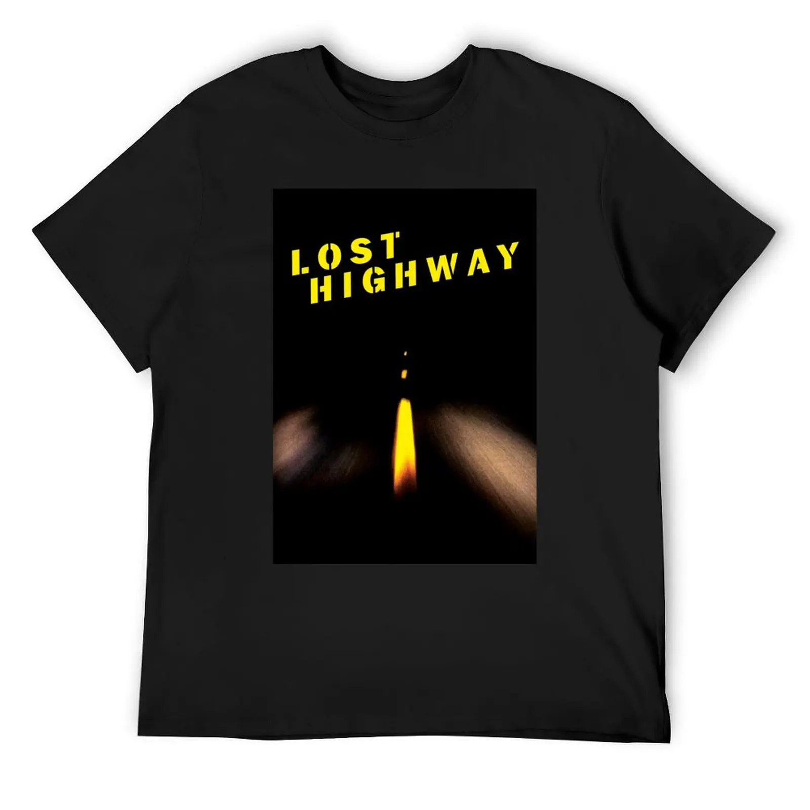 

Lost Highway US Movie Poster T-Shirt sublime vintage t shirts topping graphic shirts plain black t shirts men