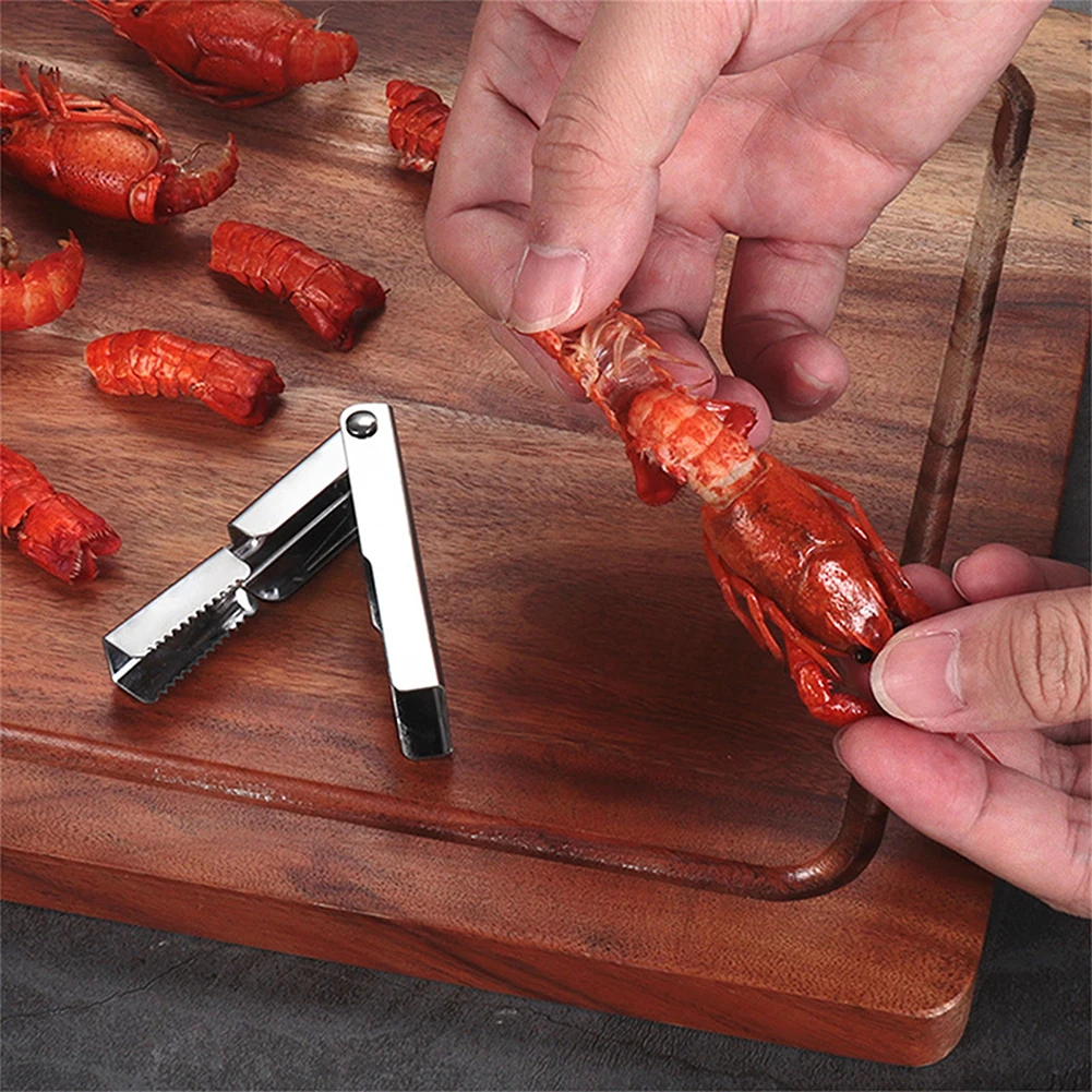 

Crawfish Tail Peeler Mess-Free Fast Sheller Tool Kitchen Essential