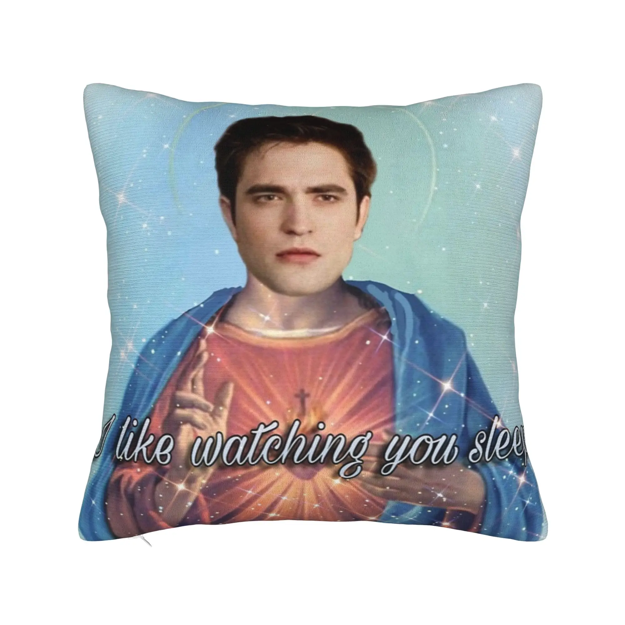 Twilight Edward Jesus Pillowcase Printed Cushion Cover Decoration  Pillow Case Cover Home Square