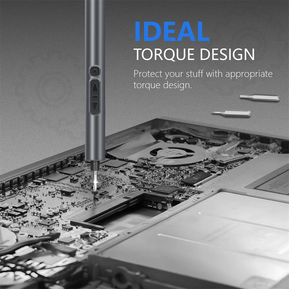 Set obeng listrik Super 28 dalam 1, perlengkapan reparasi pria Mini tanpa kabel presisi 24 bit magnet profesional untuk iPhonePC