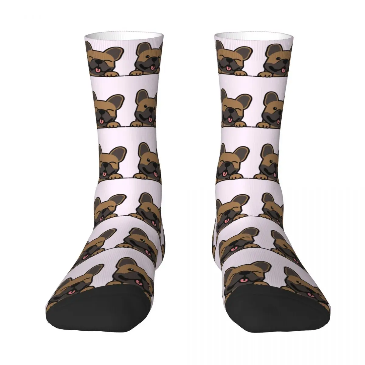 Kawaii Cute French Bulldog Puppy Unisex Socks Hip Hop 3D Print Happy Socks Street Style Crazy Sock