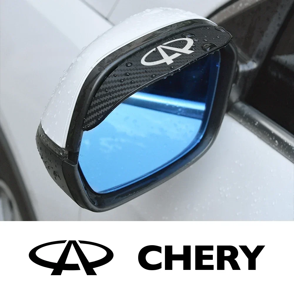 Car Rearview Mirror Eyebrow Rain Shade Rainproof Cover Auto Accessories For Chery Tiggo 2 3 7 4 5x Kimo Qq6 s21 Qq3 Brakes s11