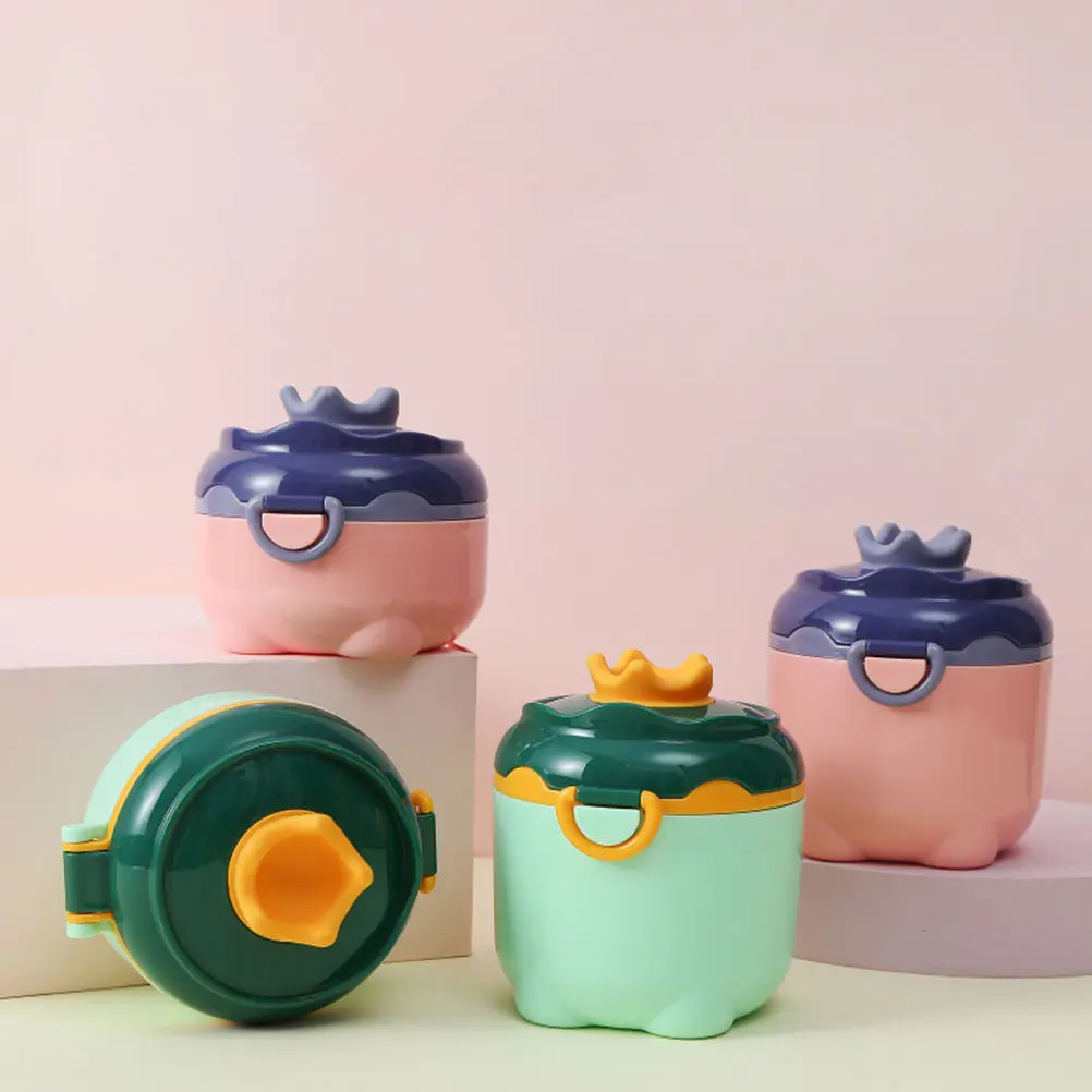 Baby Formula Dispenser Portable Leak-Proof Durable Plastic Milk Powder Container Scoop Travel Storage Baby Milk Powder Box