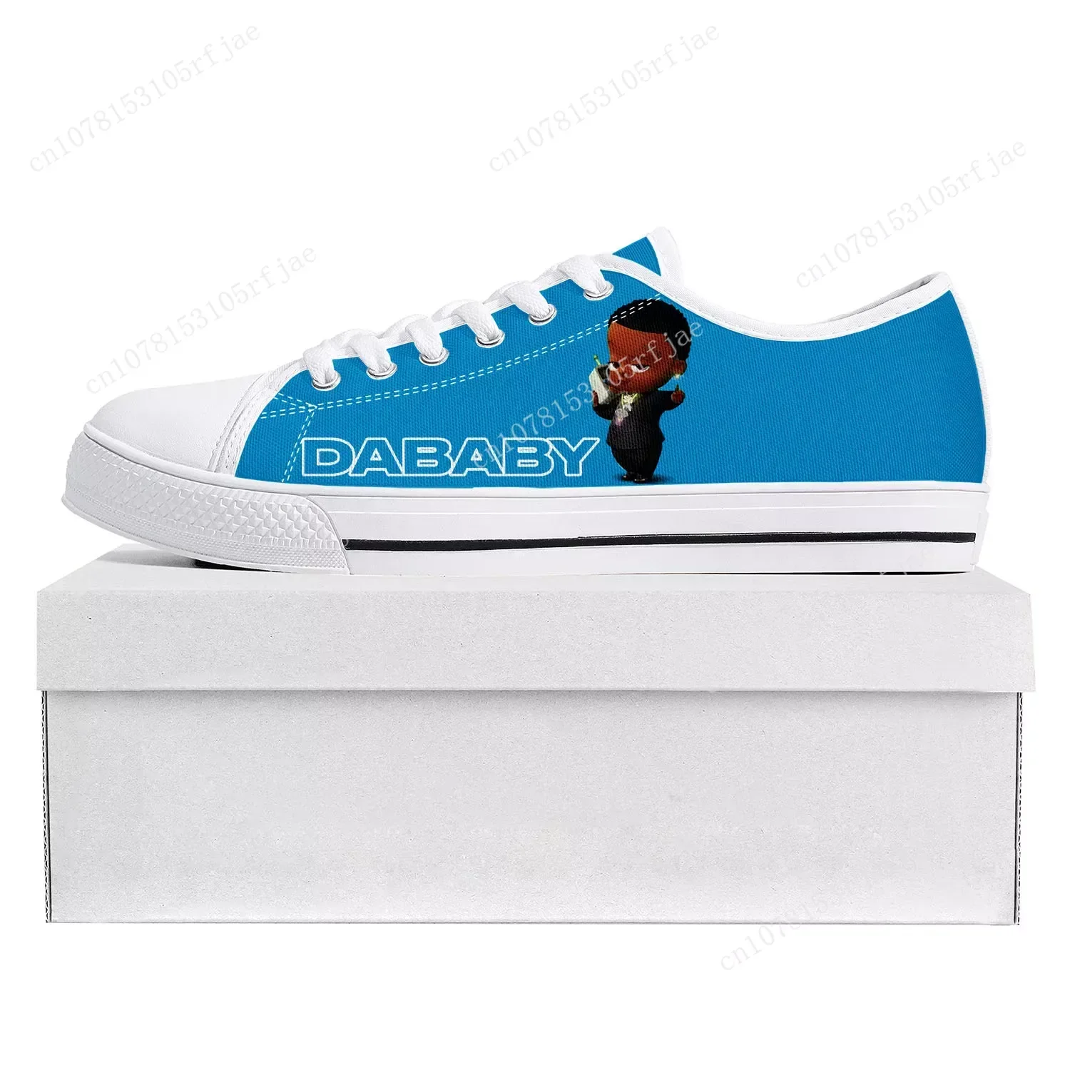 DaBaby Rapper Music Pop Low Top High Quality Sneakers Mens Womens Teenager Canvas Sneaker  Prode Casual Couple Shoes Custom Shoe