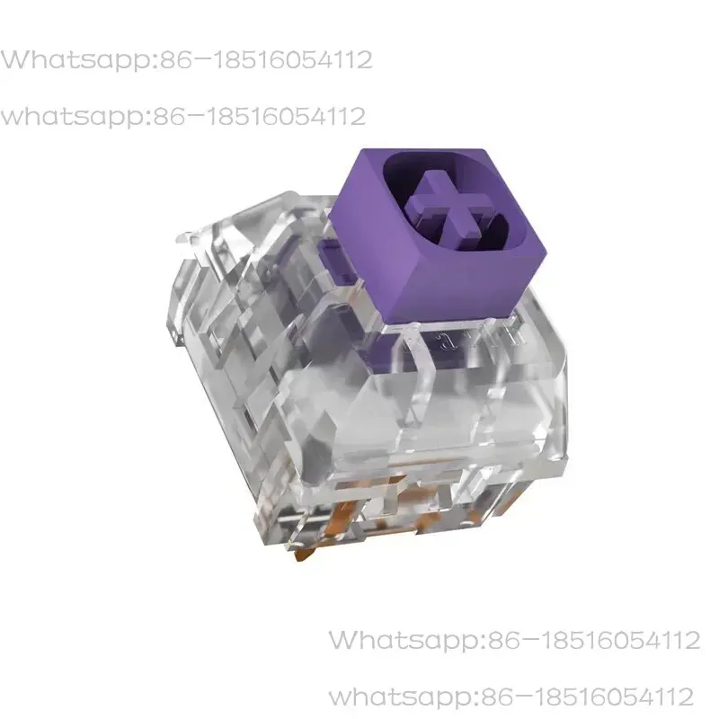 Crystal Purple DIY mechanical keyboard switch dustproof IP56 waterproof tactile 5-pin keyboard switch