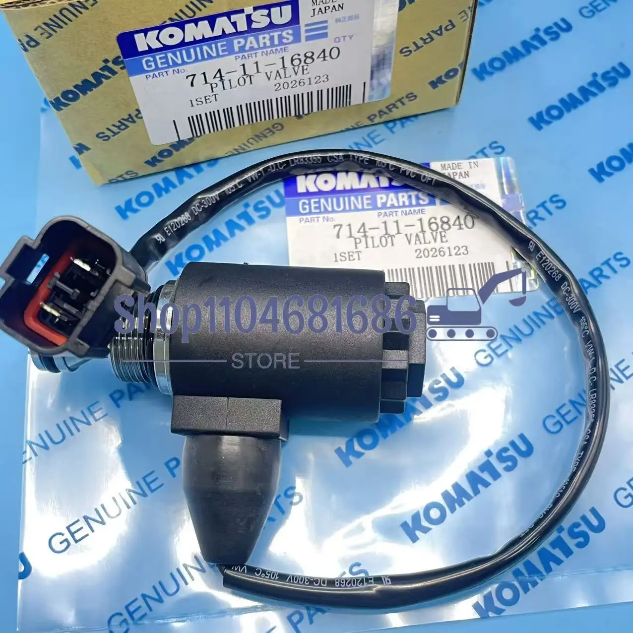 vanne-solenoide-de-vitesse-pour-excavatrice-komatsu-wa380-wa320-3-714-11-16840-7141116840