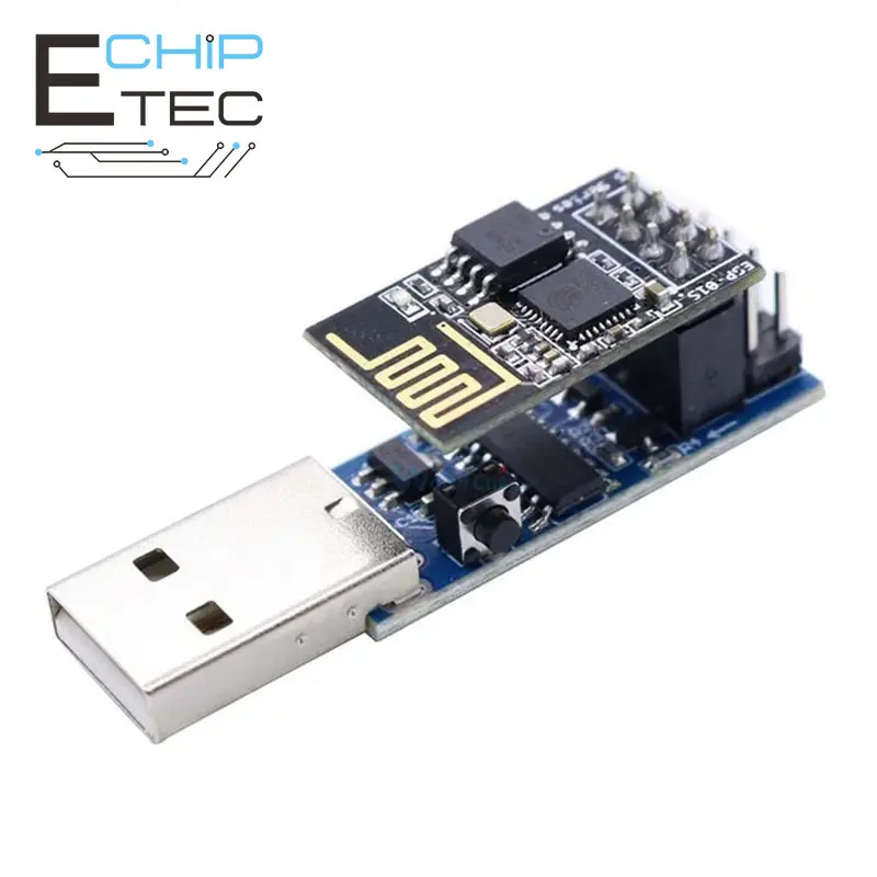 

H340C USB ESP8266 ESP-01 ESP01S Prog WIFI Downloader Module Developent Board for Arduino Programmer Adapter