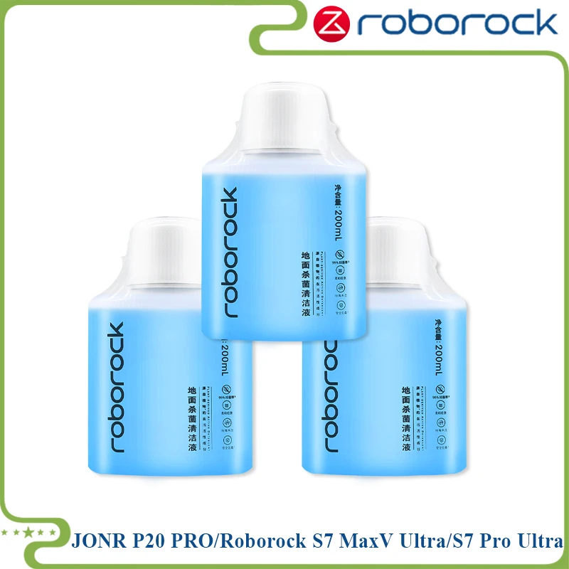 Roborock – solution de nettoyage originale, 200ml, pour JONR P20 PRO/Roborock S7 MaxV Ultra S7 Pro, liquide de nettoyage Ultra complet, accessoires