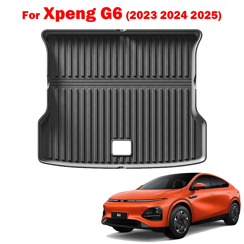 

Для Xpeng G6 2023 2024 2025 коврики в багажник всепогодные грузовые вкладыши индивидуальные водонепроницаемые грузовые коврики TPE коврики для интерьера