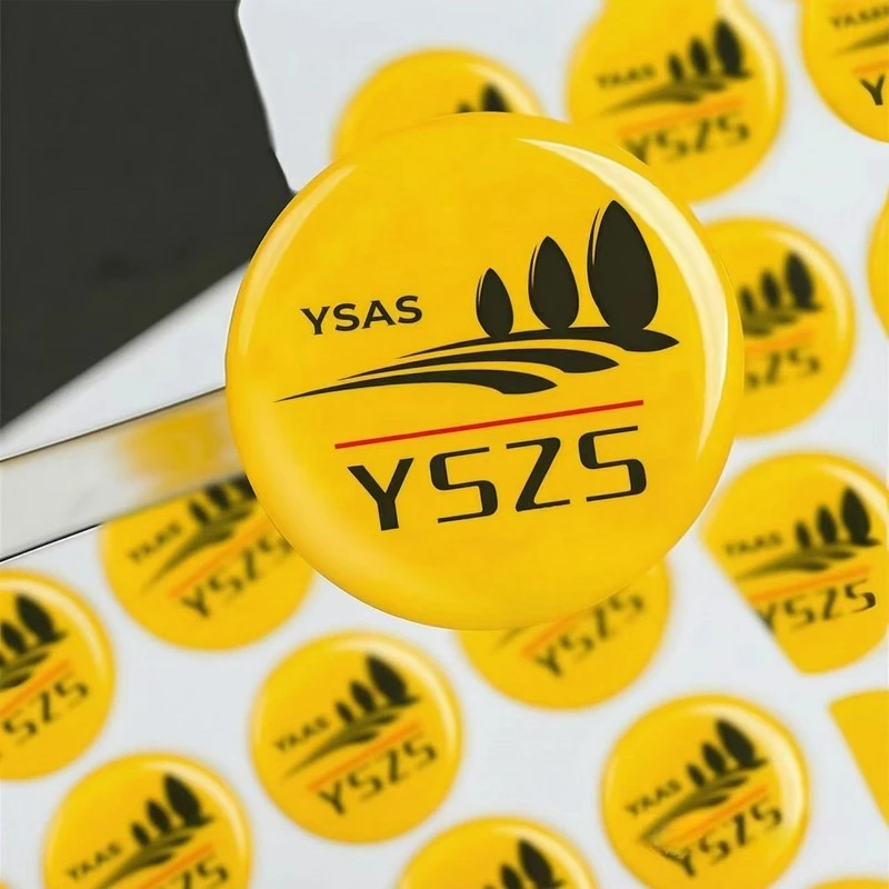 Custom Resin Epoxy Domed Stickers Selfadhesive Tags 3D Labels Personalized DIY LOGO decorative stickers for gift boxes