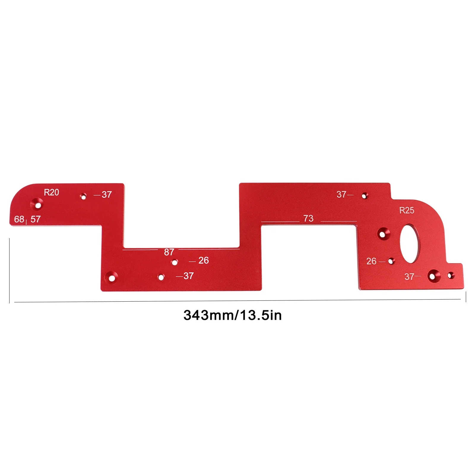 Invisible Embedded Handle Slotting Template Slot Positioning Tool, For Wardrobe Kitchen Handle, Cabinet Door No Handle Needed
