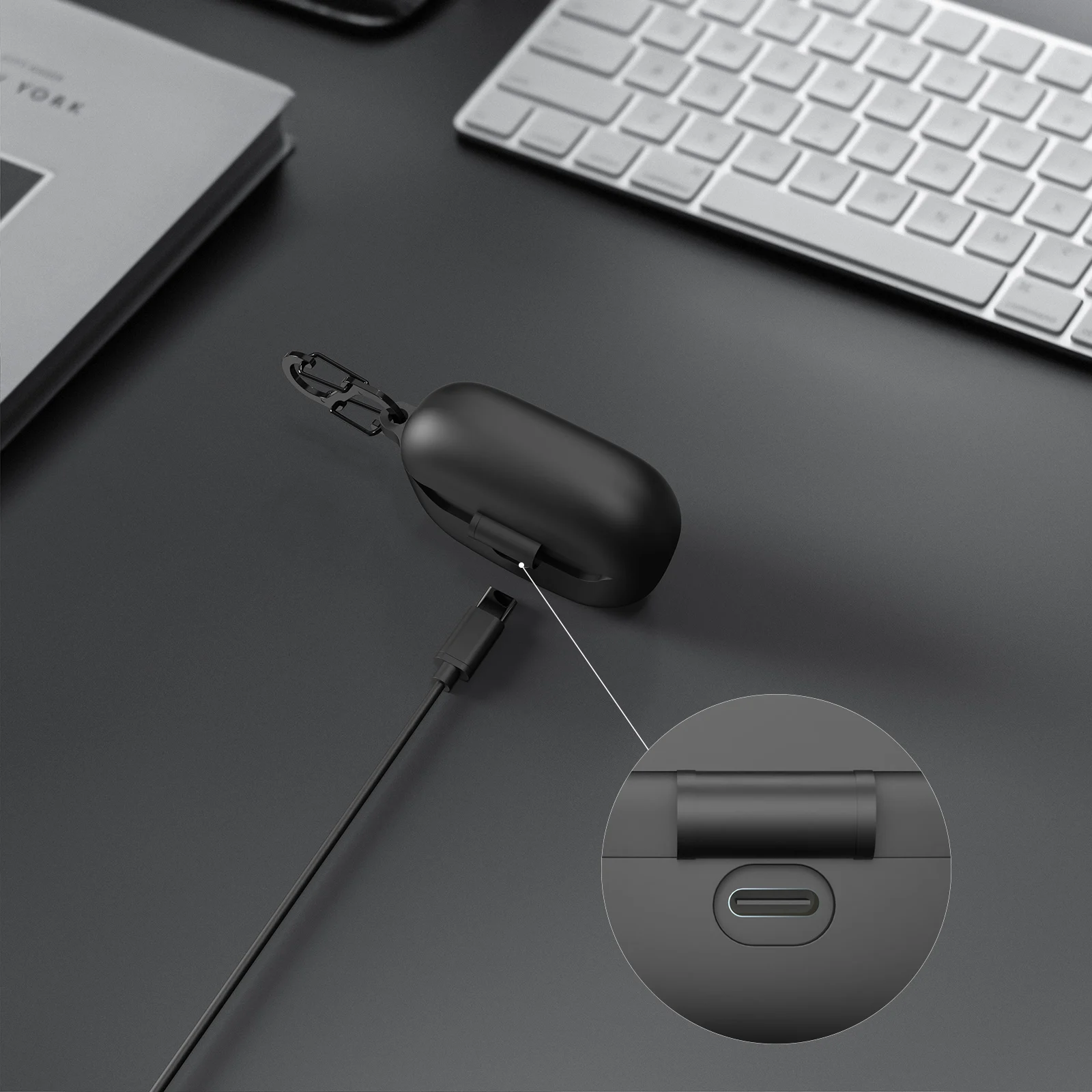 เคสซิลิโคน Geekria ที่ครอบหูฟัง True Wireless JBL ทนทานปลอกครอบหูฟัง