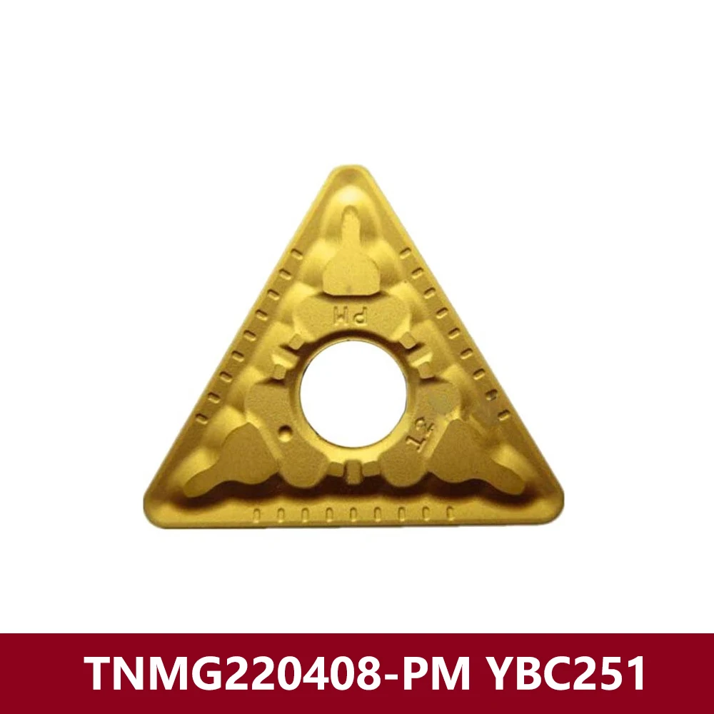 Original TNMG220412-PM YBC251 Machine TNMG 220412 PM TNMG2204 Carbide Inserts Turning Tools TNMG433-PM CNC Lathe Cutter TNMG22