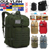 OULYLAN 50L 30L Tactical Backpack 3P Assault Camping Waterproof Hiking Travel Backpacks Hunting Bag Outdoor Army Bags