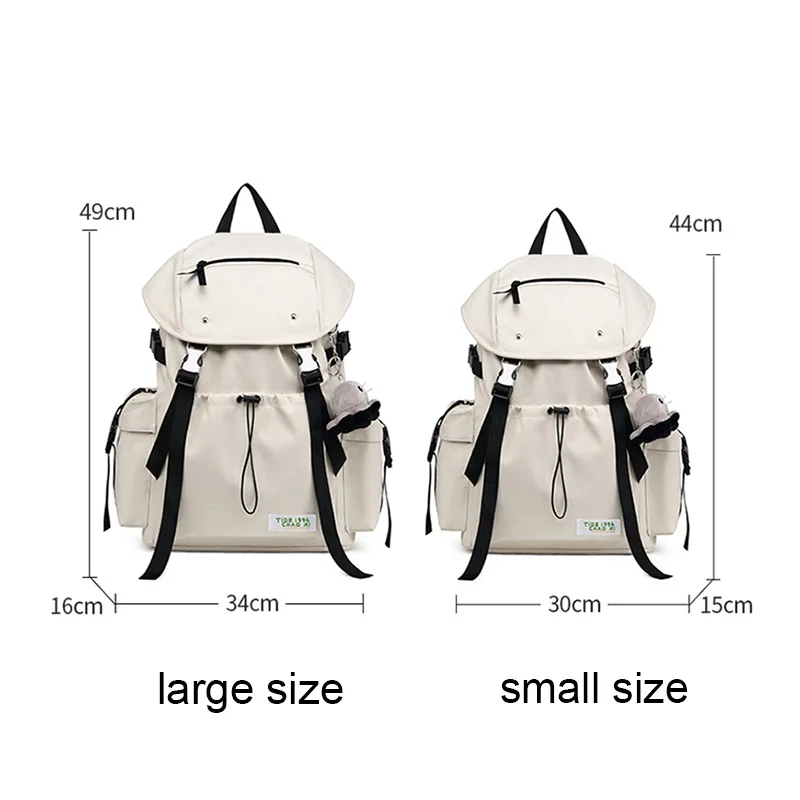 Men Women Nylon Laptop Student Backpack Girl Boy Leisure School Bags Male Ladies College Backpack Travel Fashion Female Book Bag