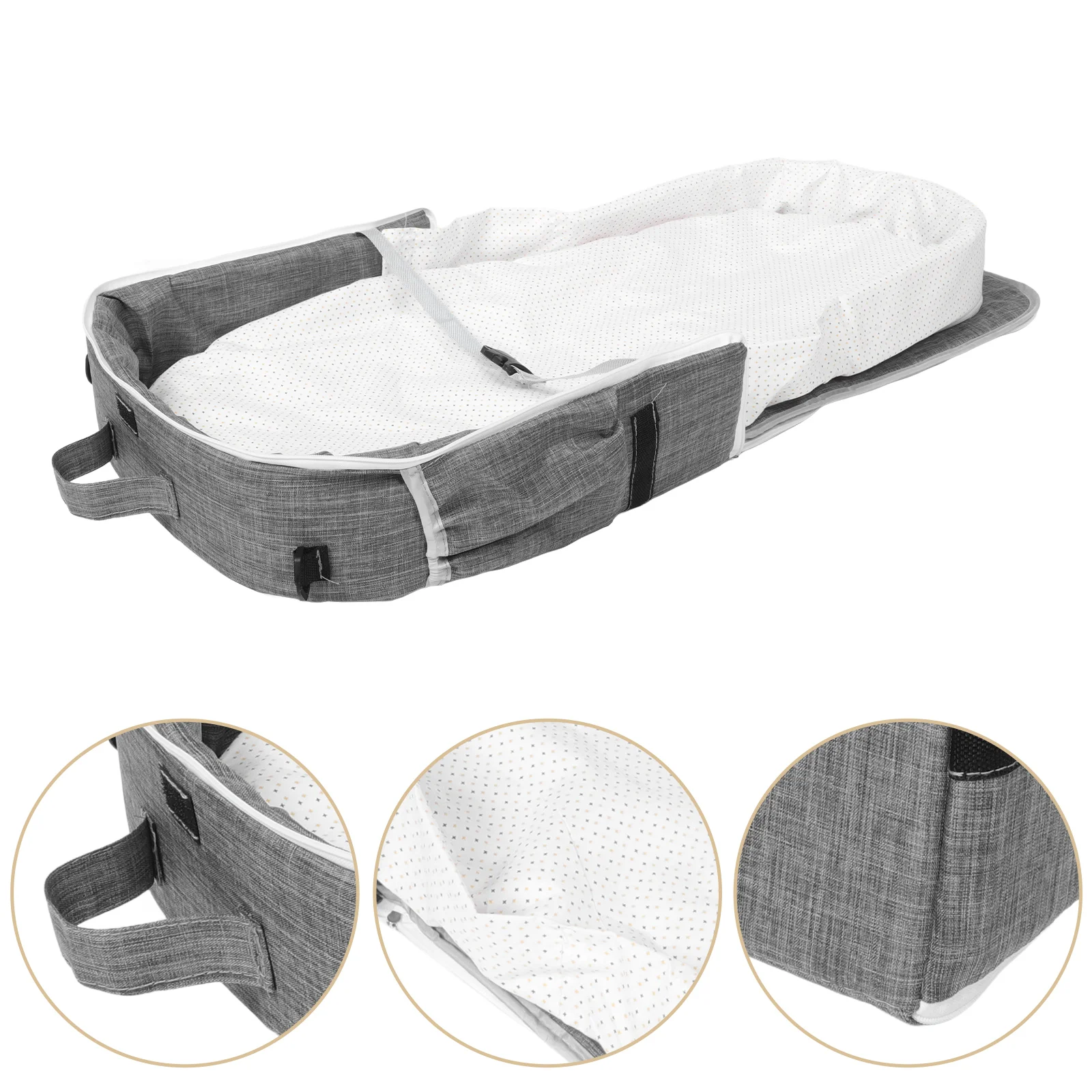 Portable Baby Travel Cot Multifunctional Foldable Baby Bed With Detachable Bed In Bed Baby Tent For Travel And Camping