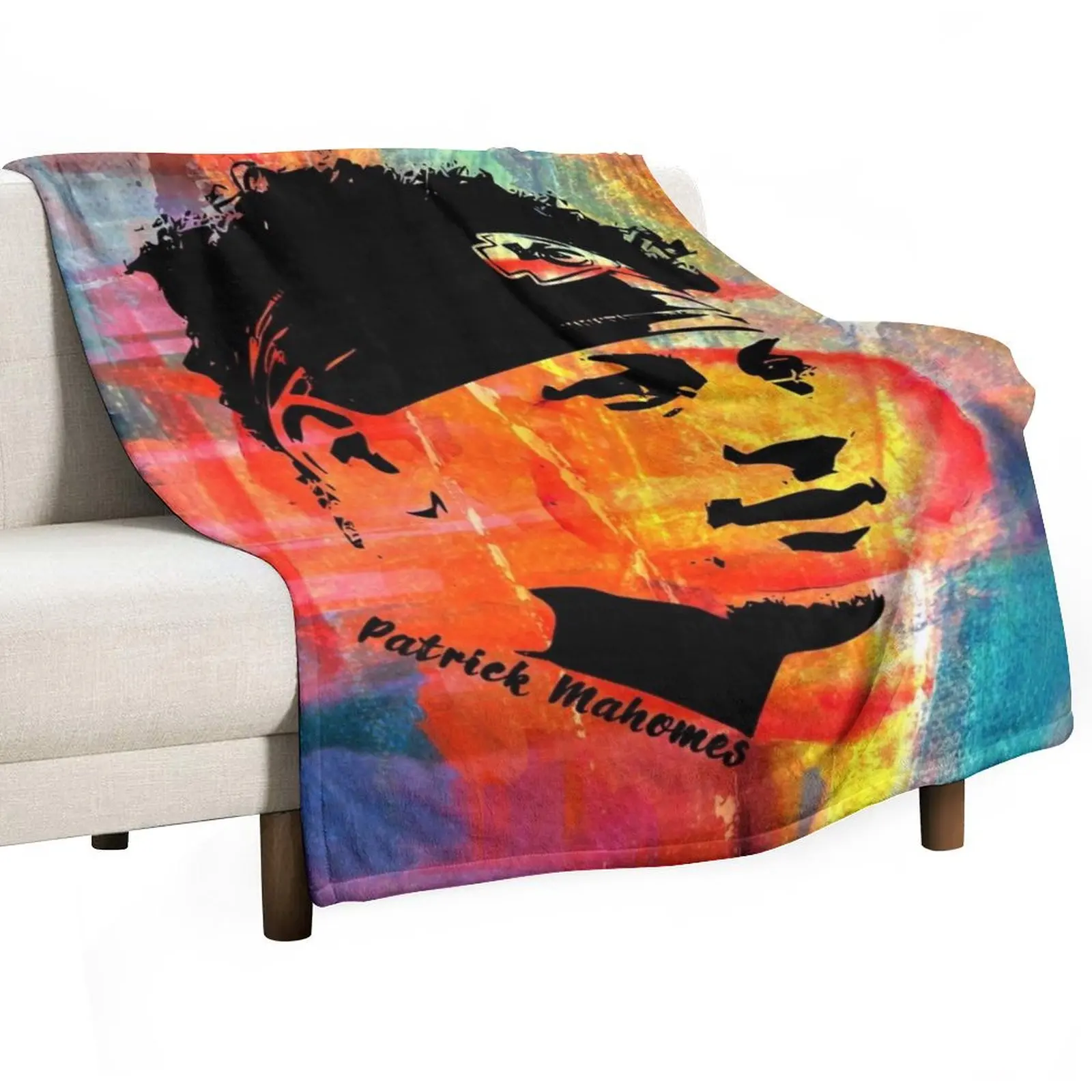 Mahomes Abstract Painting Art Throw Blanket Luxury Decorative Beds Blankets