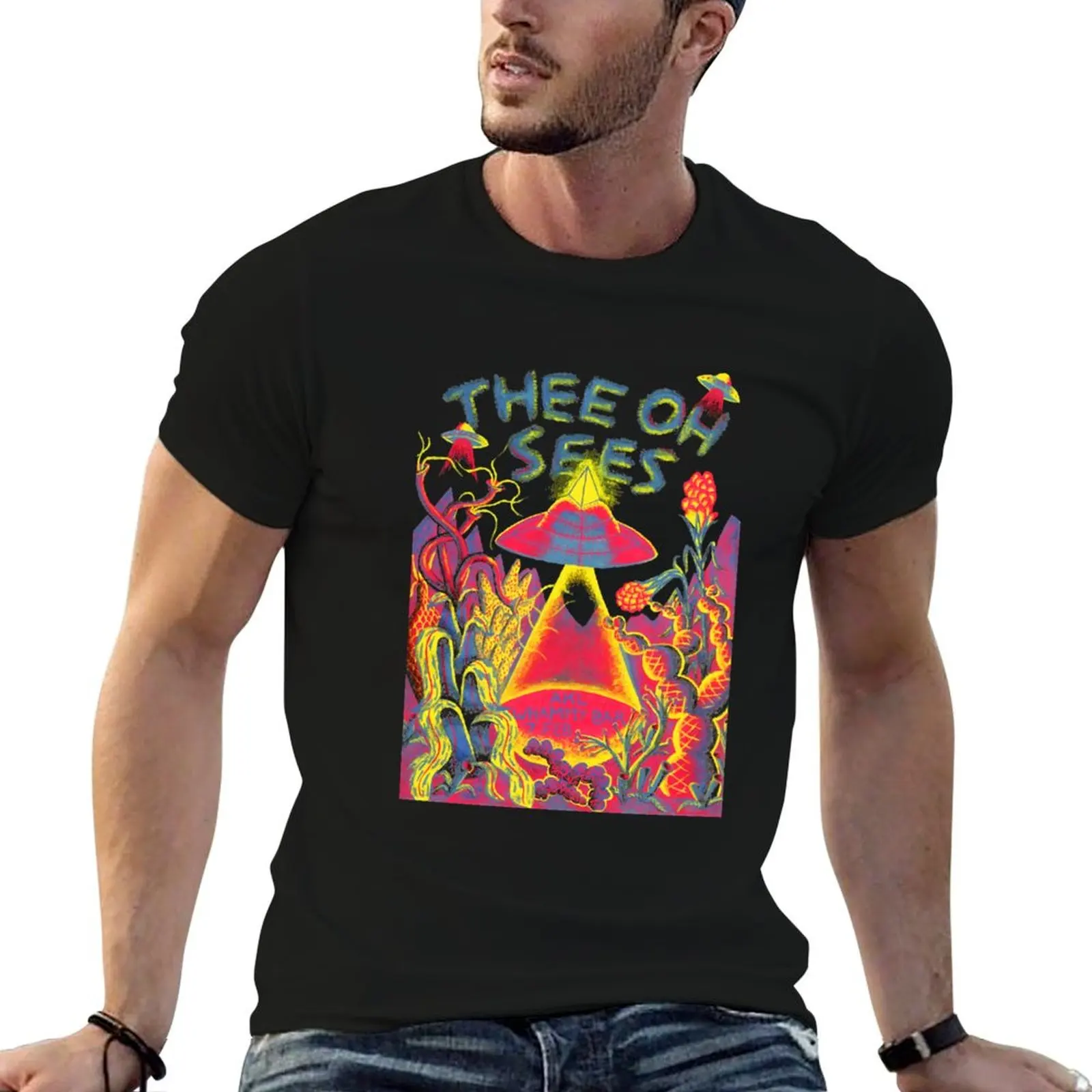 T-shirt en coton pour hommes, 100% coton, décontracté, avec des faits que tout le monde devrait savoir sur Thee Oh Sees
