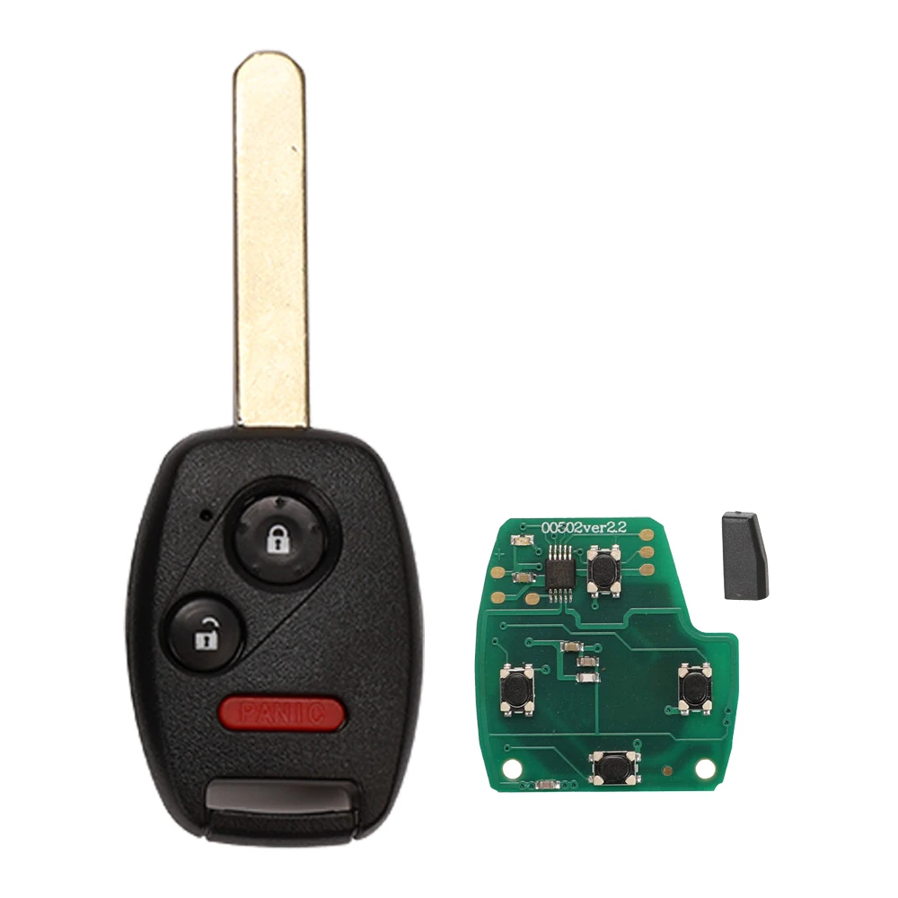 jingyuqin 313.8/315/433.92Mhz ID46 Remote Key for Honda Accord Element CRV HRV City Odyssey Civic Car G8D-382H-A G8D384H-A /380H