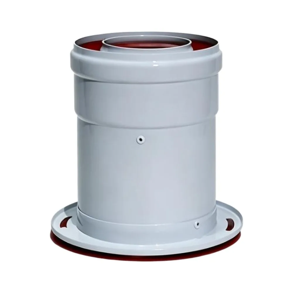 Wall-Mounted Boiler For Exhaust Pipe Elbow Vertical Flue Tray Aluminum PP Steel High-Durability Flue System Component