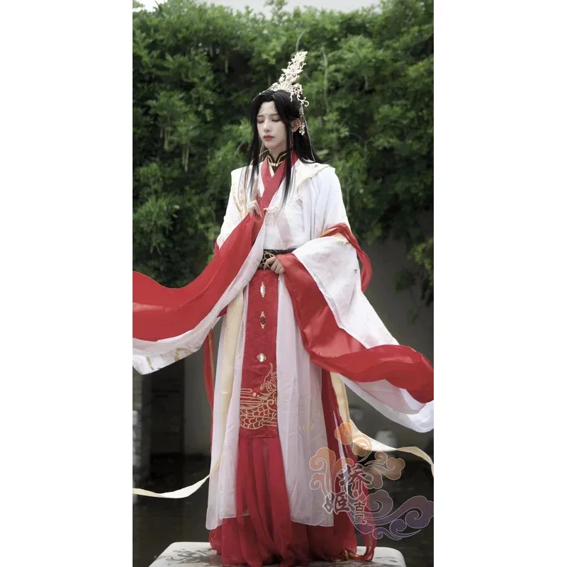 Xie Lian Yue Shen Cosplay Antique Novel Tian Guan Ci Fu Platinum Wu Ming Cosplay Costmes Hanfu Chinese Ancient costumes