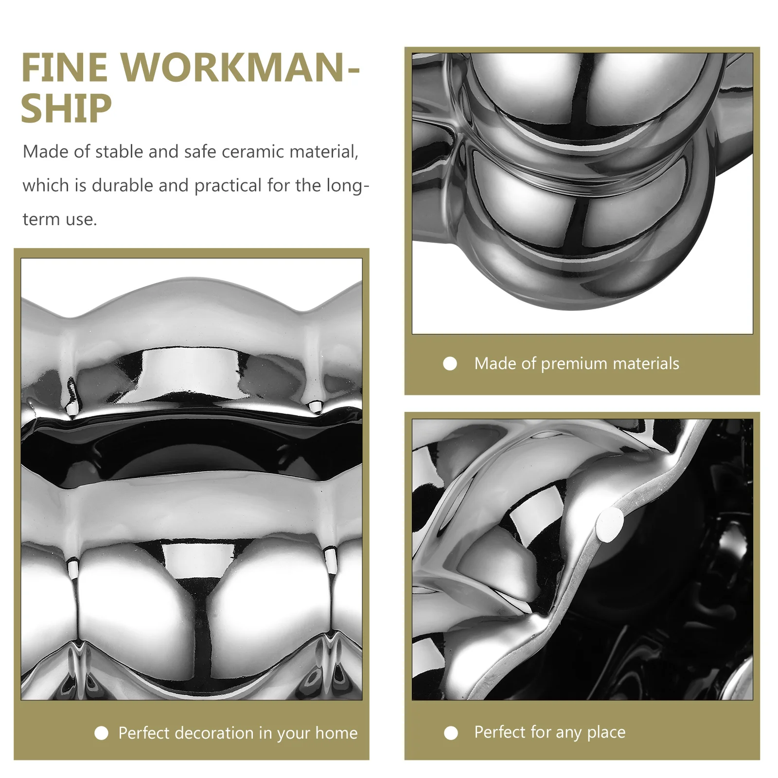 

Sturdy Ceramic Tissue Container Modern Desktop Paper Towel Dispenser for Home Office Napkin Storage Case Decorative Use