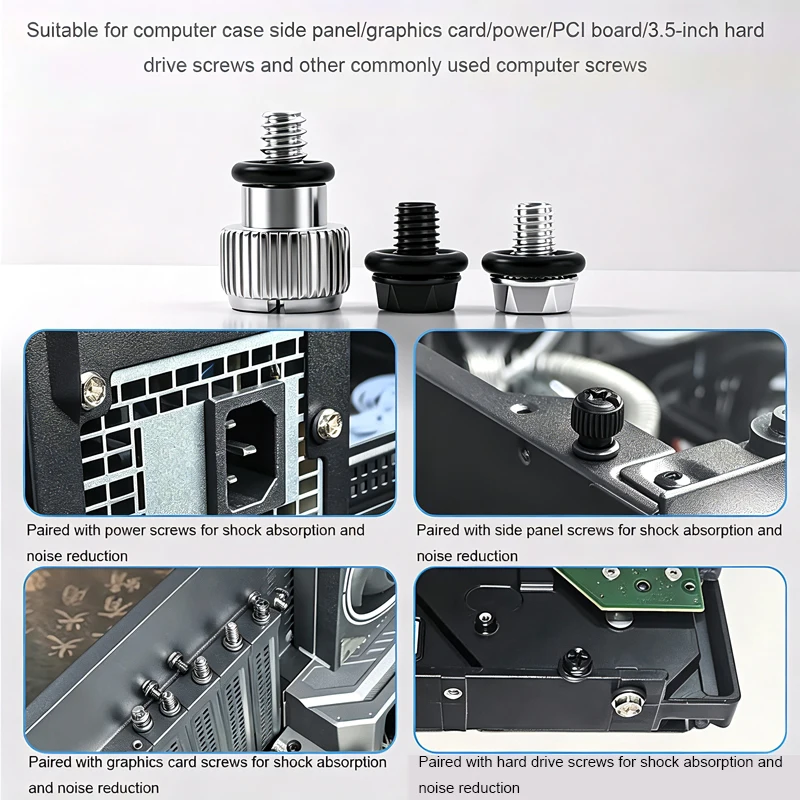 Cooling fan, mechanical hard drive, shock-absorbing gasket, anti-seismic and anti damage rubber shock-absorbing sealing ring