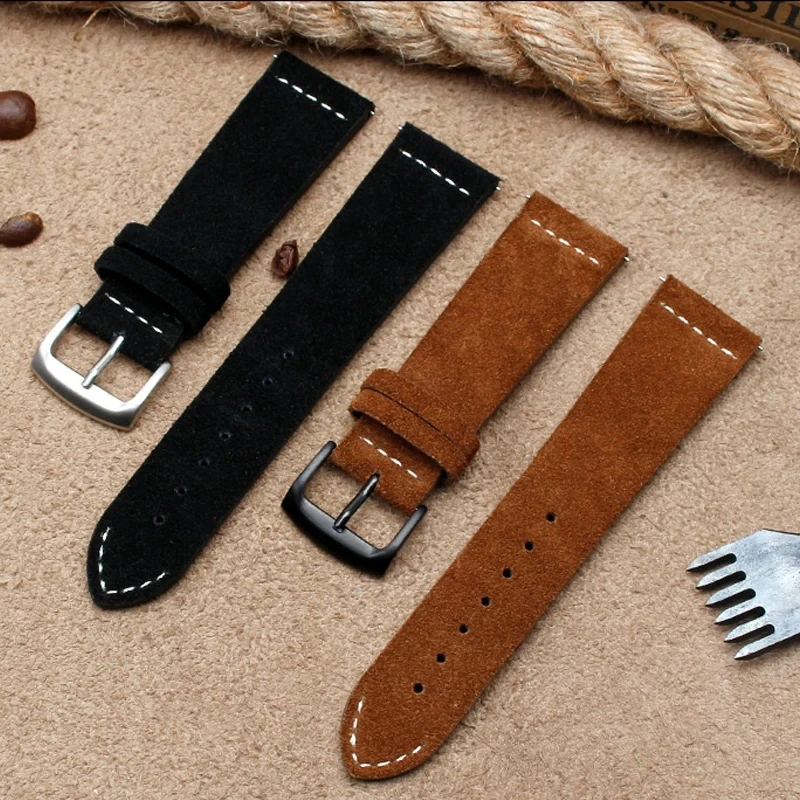 Vintage-Uhrenarmband aus Wildl – Suede Strap Watch Bewertung und Preis