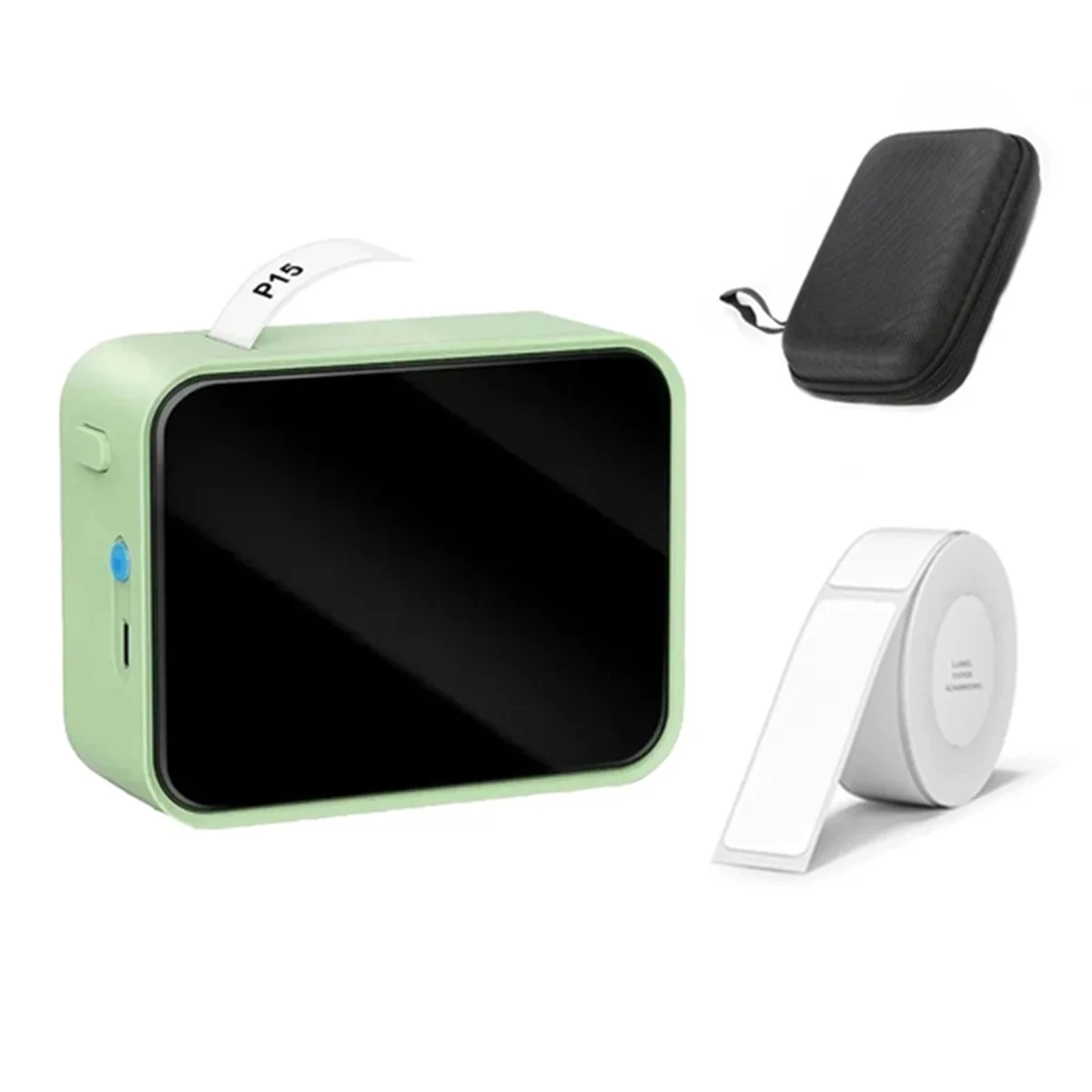 P15 Portable Mini Sticker BT Printer Thermal UV Printer Stickers Without Ink Self-Adhesive As D11 D110 D101 Printer,B