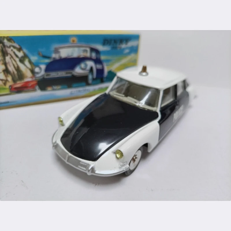 Dinky масштаб 1/43 Citroen DS19 сплав полицейская модель автомобиля для взрослых сувенир классический статический дисплей Коллекционная игрушка в подарок