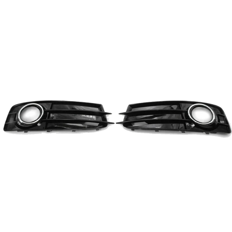 

Chrome Car Front Bumper Fog Light Mesh Grille Parts For A3 8P S-Line 2009-2012 Fog Lamp Grille Covers 8P0807681 8P0807681