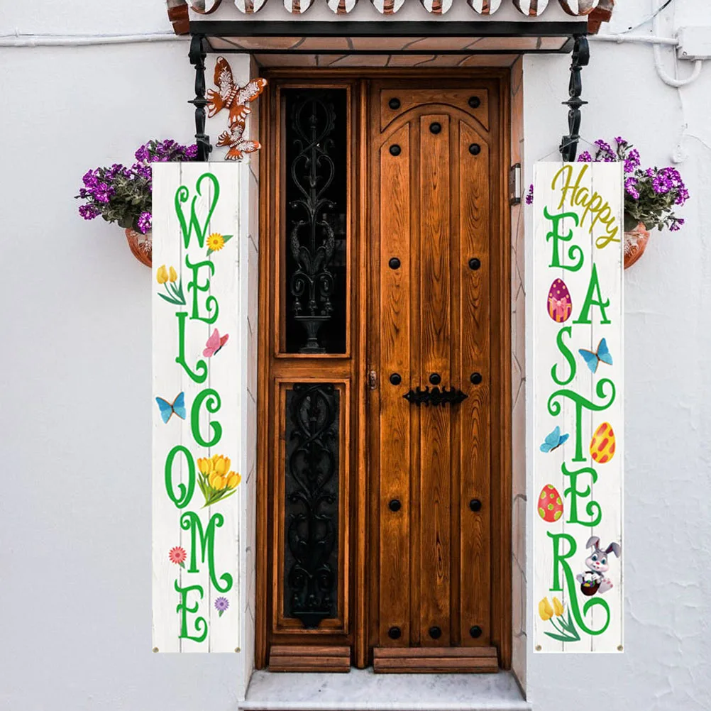 

Curtain Couplet Door Decoration Decorations The Banner Decorative Green Hanging