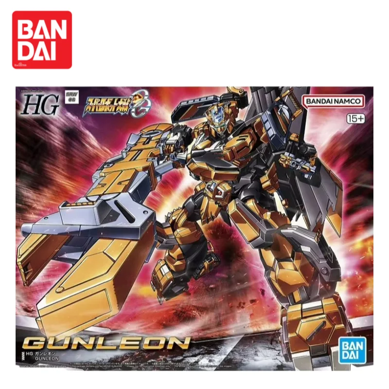 

В наличии оригинальный Bandai Hg Super Robot Wars Og Mecha Battle Steel Lion Model Kit крутой подарок Mecha Warrior фигурка образовательная