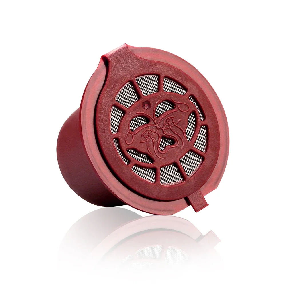 Cápsula de café reutilizável para máquina com malha de filtro inoxidável icafilas recarga espresso pod cozinha acessórios de adulteração