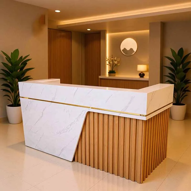 Long Hotels Reception Counters White Organizer Classic Luxury Reception Dest Modern Business Theke Rezeption Office Furniture