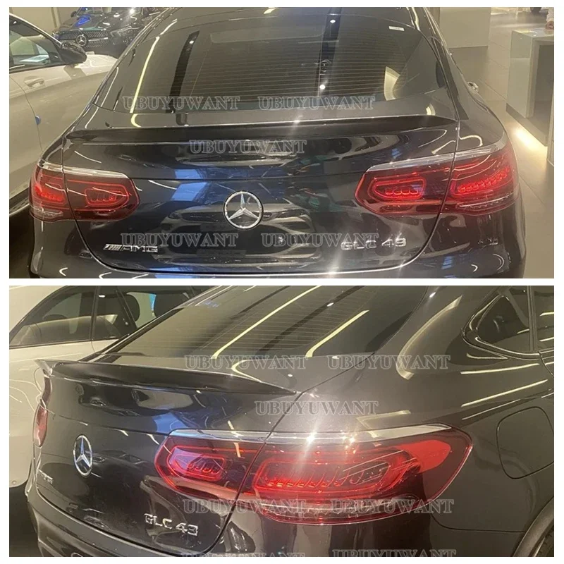 ABS Car Rear Wing Spoiler For Benz GLC Class Coupe GLC300 GLC250 2016-2023 spoiler For Benz GLC Coupe GLC43 GLC260 Spoiler