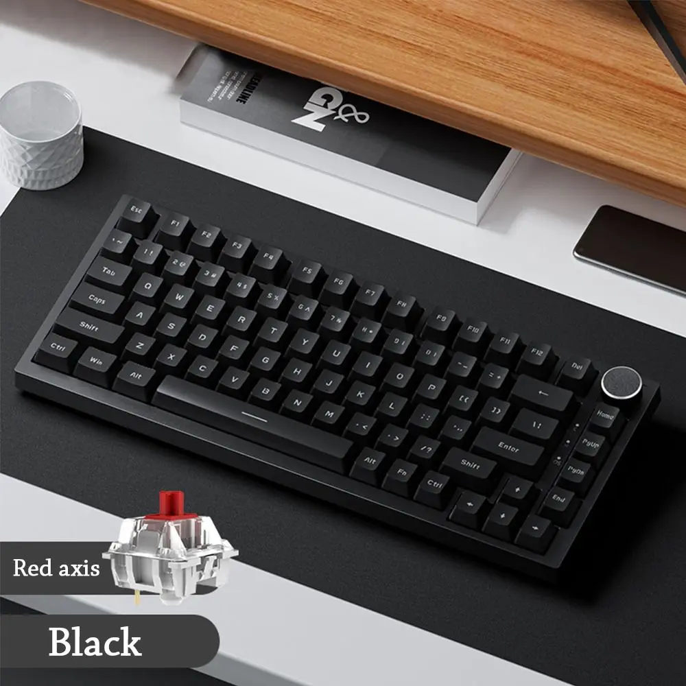 

New AK820 Gaming Keyboard 82-Key Silent Mechanical Keyboard Mechanical Keys RGB Backlit Office Keyboard Office