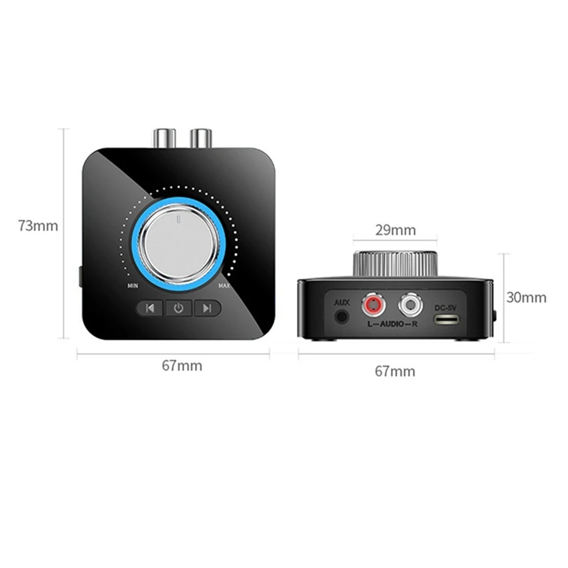 1 Set adattatore Bluetooth Bluetooth 5.0 ricevitore Audio trasmettitore 2 In1 convertitore adattatore Audio AUX