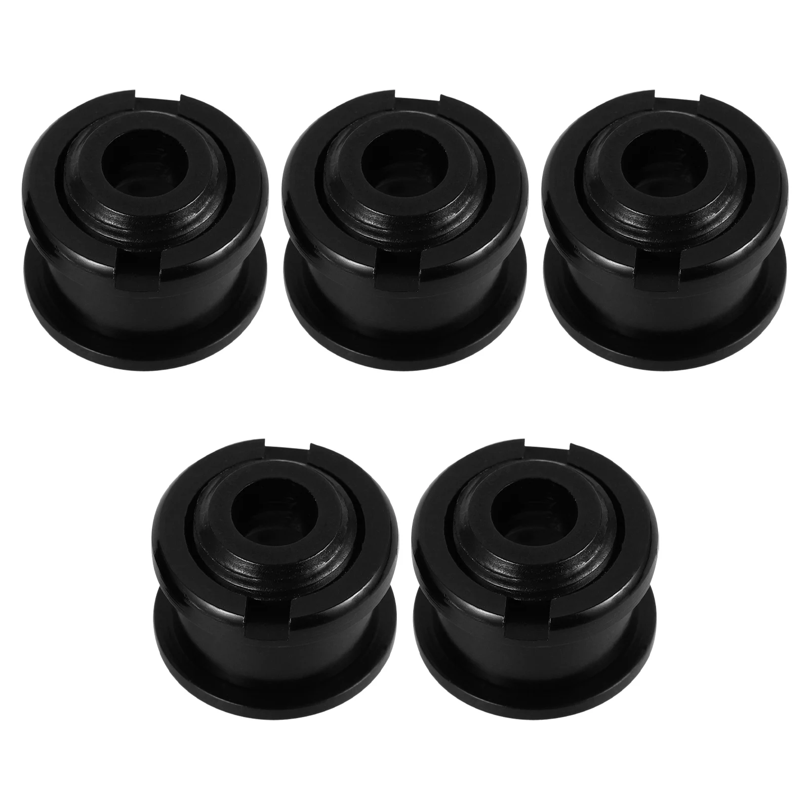 

5pcs Chainring Bolts Screws Aluminum Alloy Single Disc Bike Crankset Bolt Compatible with Mountain Road Folding Bikes Black
