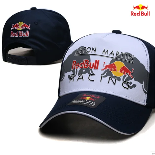 Imagen 2 del producto 2025 nueva moda bordado Red Bull F1 gorra de béisbol de carreras hombres mujeres cuatro estaciones al aire libre Casual deporte protector solar sombrero