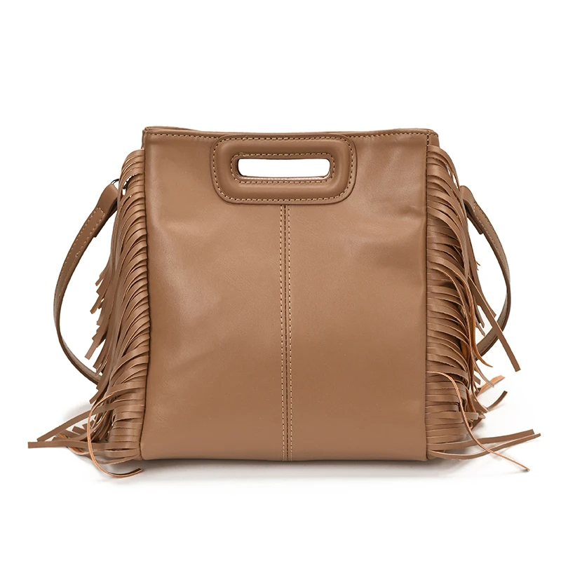 Fashion ladies shoulder crossbody bags for women tassel bag female luxury designer handbag woman bag pu leather totes purses - view 6