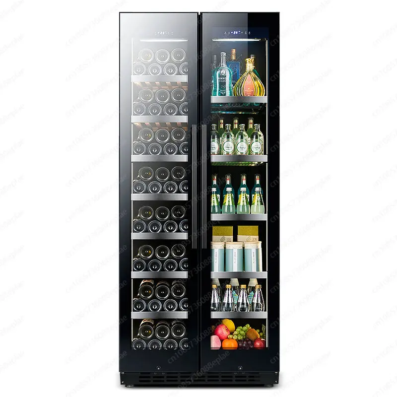 Beverages, vegetables and fruits, fresh-keeping freezers, supermarkets, convenience stores, double-door freezers