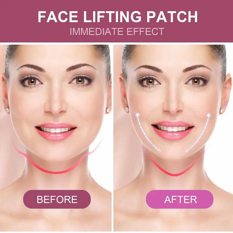 V Forma Fina Face Adesivos, Invisível Rugas Faciais flacidez, Lift Up, Face Lifter, Cinto Shaping, Fita Adesiva