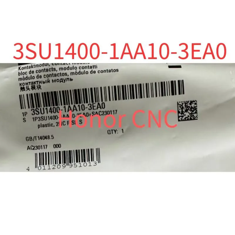 3SU1400-1AA10-3EA0 Brand New Contact module with 2 contact elements, 2 NC, spring-type terminal, for front plate