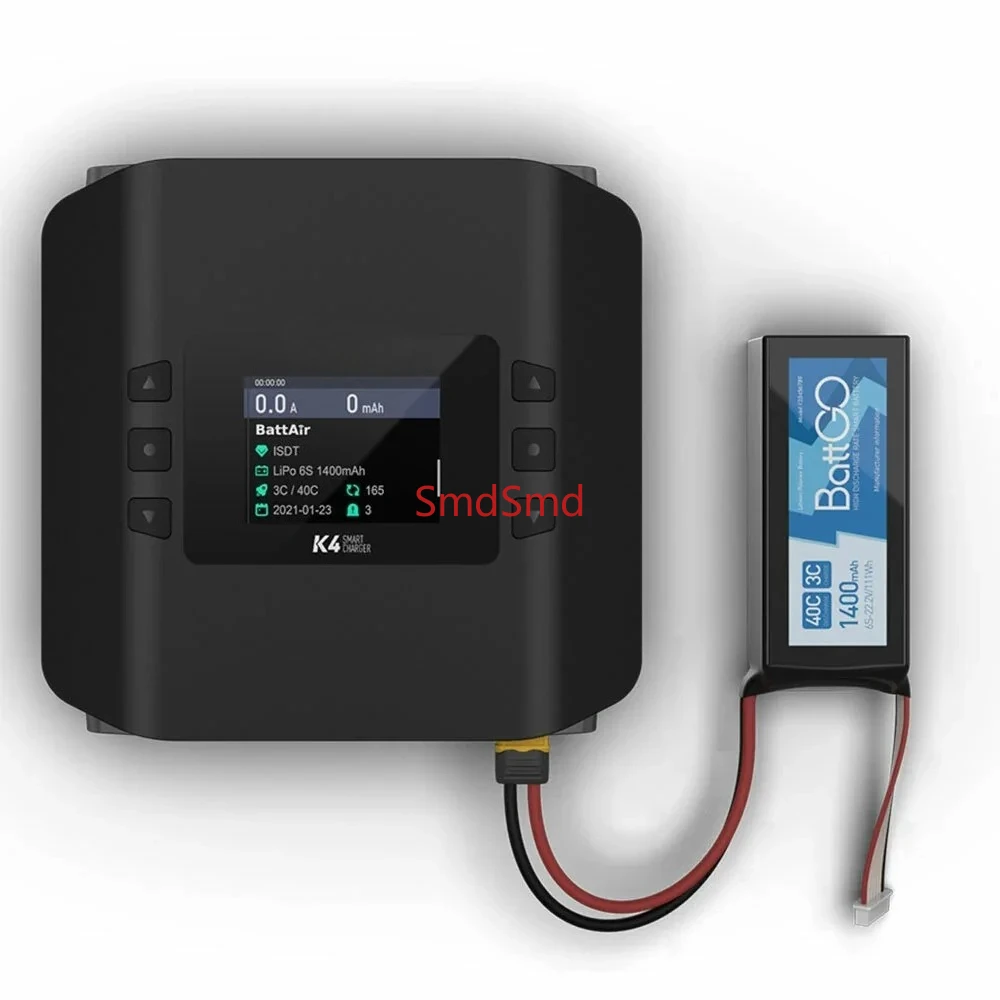 K4 AC 400W DC 600W Dual Mode Smart Balance 1-8S LiPo Battery Charger