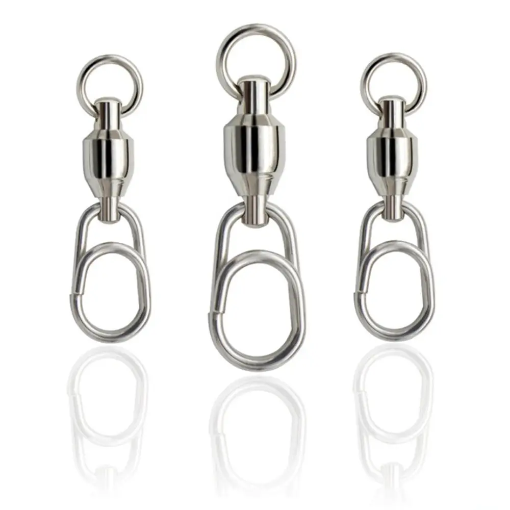 

10pcs Fishing Tools Connecting Ring 8-shape Ring Rolling Swivel Lure Connector Oval Split Rings Fishhook Swivel Hooked Snap