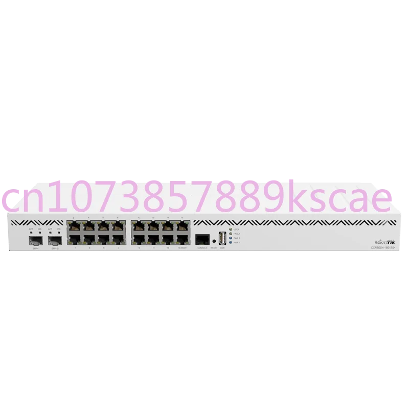 

MikroTik CCR2004-16G-2S 18-Port 10 Gigabit Rack-Mounted Wired Router