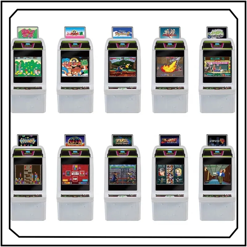 

BANDAI Miniature Shine Game Console Gashapon Retro Nostalgia Desktop Ornament Childhood Memories Action Figure Model Toys