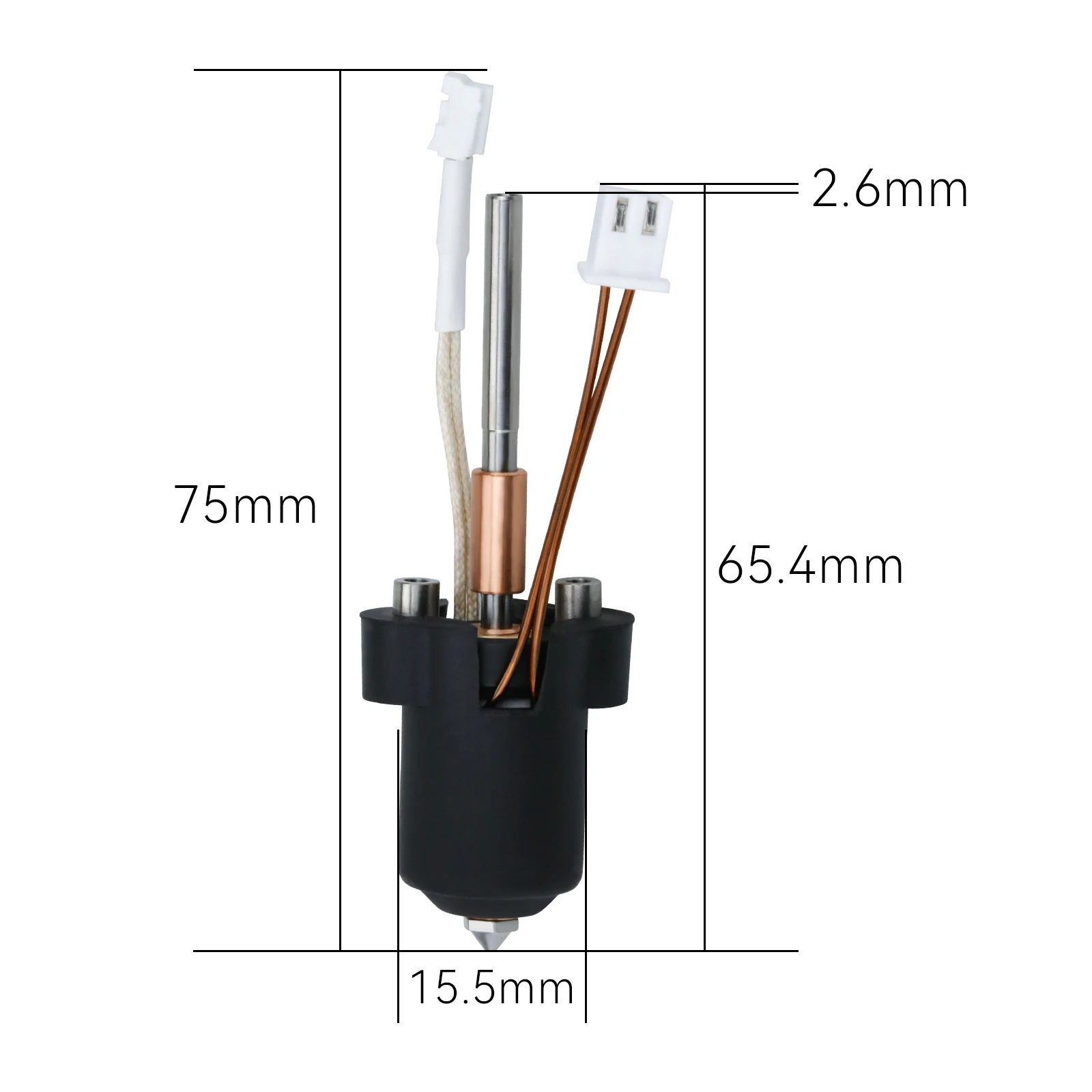 

For Creality K1 SE K1C K1 Max Ender 3 V3 Upgrade Hotend Ceramic Heating Block Kit Hardened Steel Quick-Swap Nozzle Print Head